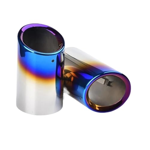 Tuyau d'échappement voiture en acier inoxydable 7.6cm pour un look sport