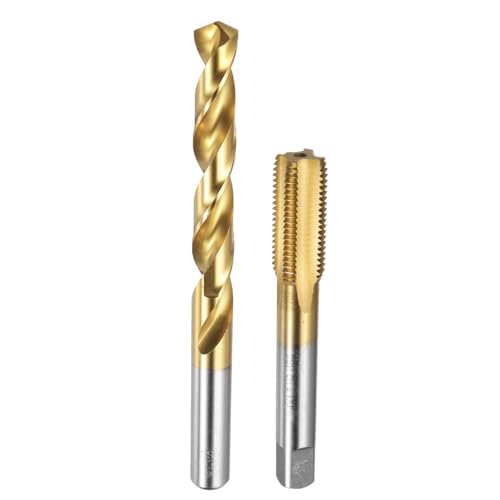Tarauds et forets M14 x 1,5 en oxyde noir HSS-6542 pour perçage et taraudage précis