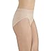 Vanity Fair Women's Flattering Lace Hi Cut Panty 13280, Honey Beige, 8