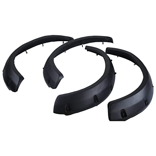 SR EnterpriseS Maruti Gypsy 6 Inch Lnkey Bolt Fender Flares (Set of 4 Pcs) - Black Plastic - Vehicle Specific Fit - Car - Front Left