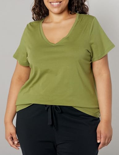 Image of HUE Women's 3 /4 Sleeve V-Neck Sleep Tee