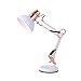 Produktbild schreibtischlampe LED Büro Augenschutz Tischlampe Hause Falten verstellbare Tischlampe-Weiß + Rose Gold_155 * 155 * 600mm leselampe büro tischleuchte