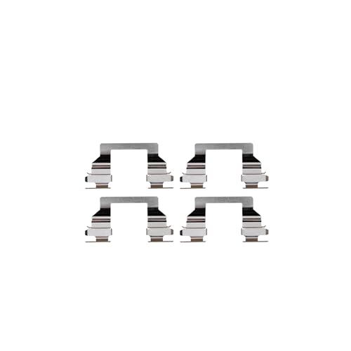 Image of Detroit Axle - Front Ceramic Brake Pads w /Hardware Replacement for Chevrolet HHR Malibu Cobalt Pontiac Pursuit G4 G5 G6 Solstice Saturn Ion Sky - 4pc Set