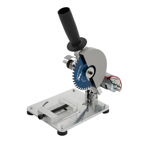 Minisierra ingletadora de 220 V, sierra ingletadora, 9000 rpm, sierra circular de mesa pequeña, sierra circular ajustable de 0° a 45° para madera y metal