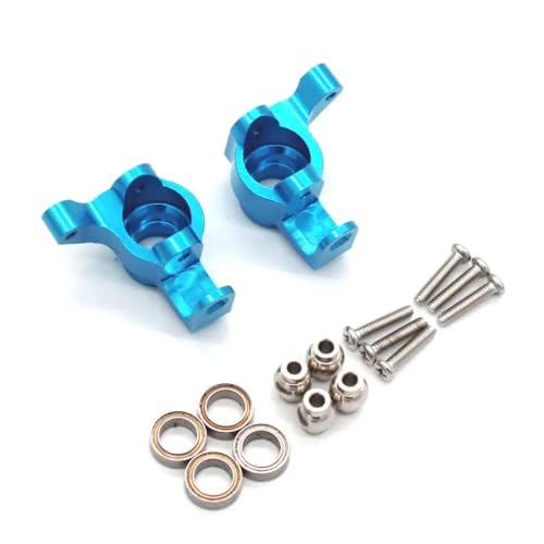 Pièces de tasse de direction bleu pour voiture RC 1/16 compatible SCY 16201