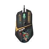 Bloody W63 Max RGB Gaming Mouse, 12,000 CPI, BC3332-A Sensor, 2000 Hz Report Rate, 4M Onboard Memory, LOD Adjustment, Lightweight Braided Cable - Renegade Edition