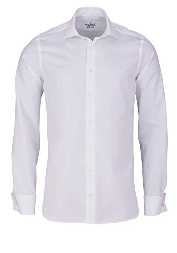Van Laack Herren RIVARA-DSFN Freizeithemd, Weiß (Weiß 000), 40