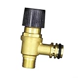 Válvula de suministro de caldera de gas Zeroupshop, válvula de alivio de presión, interruptor de control de agua y mango, para sistemas de calefacción de montaje en pared (#2)