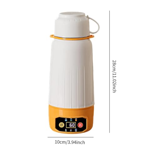 Tetera Eléctrica Portátil 1 L Acero Inoxidable para Auto y Casa miniatura 2
