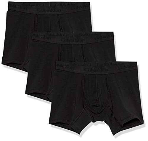 Calvin Klein Bóxer de Hombre Pack de 3 Calzoncillos Transpirables Anti-Rozaduras de Algodón