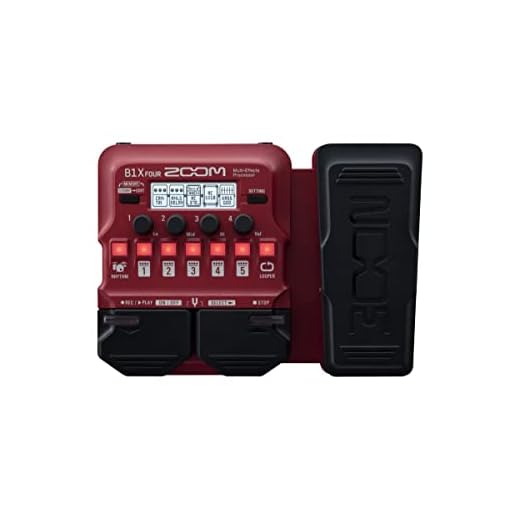 Zoom - B1X FOUR - pedal multiefecto para bajo eléctrico - con pedal de expresión