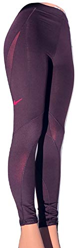 Nike Women's Pro Hyperwarm Training Tights (Port Wine, Small)