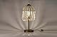 LAMPARA DE PIE BOLAS METAL MADERA 34x35x170 CM