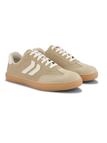 Image of STANPHORD Mens Tpkp 9623 Beige Men Everyday Lightweight Comfort Insole Lace-up Sneakers