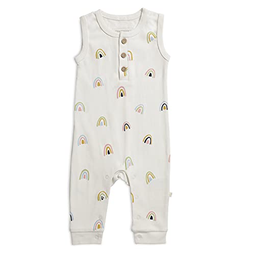 Image of MakeMake Organics GOTS Certified Organic Baby Clothes 2-Way zip romper Footie Infant Gender Neutral Baby Boy Girls