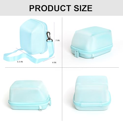 Funda rígida para cámara Polaroid con correa ajustable azul miniatura 5