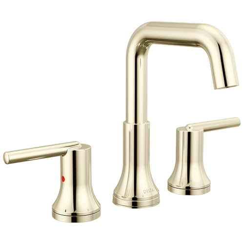 Delta Trinsic Polished Nickel 3‑Hole Bathroom Faucet