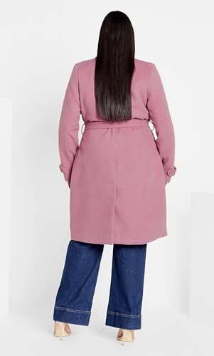 City Chic Women's Plus Size Coat - So Chic3