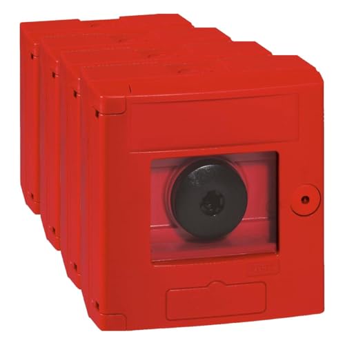 Boîtier bris de glace Legrand 038011 IP44 rouge pour sécuriser vos issues de secours
