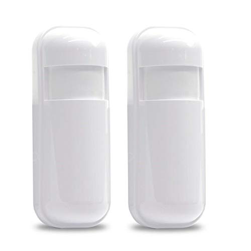 Vlio Infrared PIR Motion Detectors Burglar Alarm Sensors for PG103 Wireless & GSM Home Security Alarm System (2 Pack)