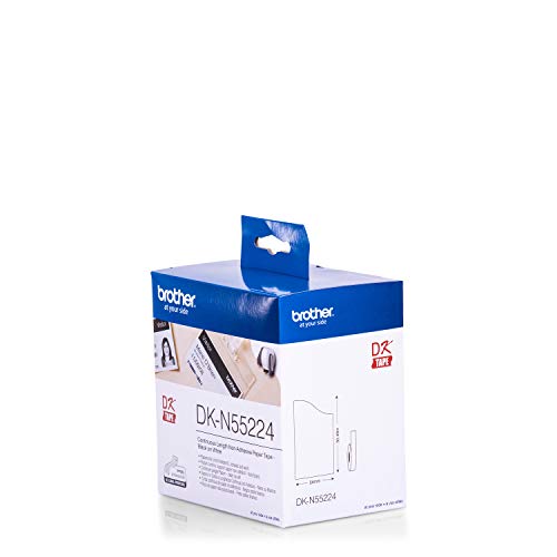 Preisvergleich Produktbild Brother DK-N55224 Etiketten Rolle 54 mm x 30.48 m Papier Weiß 1 St. Nicht klebend DKN55224 Universal-Etiketten