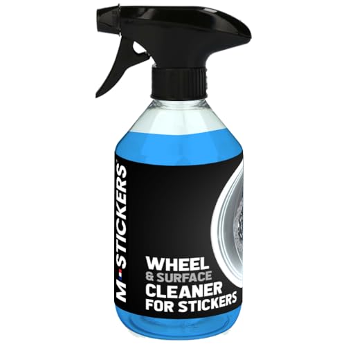 Limpiador de llantas de moto Wheel Cleaner, especial pegatinas – desengrasa, limpia las llantas y mantiene las pegatinas – Microfibra ofrecida – 250 ml