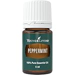 Young Living Peppermint Essential Oil | Use Topically for Relaxation & Cooling Sensation, Add to Diffuser for Invigorating Fresh Aroma, Ingest for Digestive Support | 5 ml