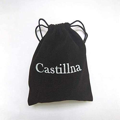 Castillna 14K Gold Plated Gold Bangle Bracelets For Women Christmas Birthday Gifts, Set Of 7 Pieces, 7.8 Inches #TOP5