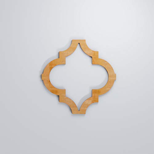Image of Ekena Millwork WALW12X12X0375MRKAL Marrakesh 3 /8 inchT Decorative Fretwork Wall Panels, 11 3 /8 inchW X 11 3 /8 inchH, Alder