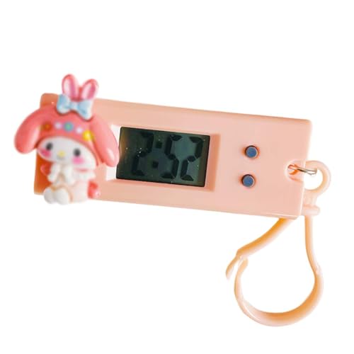 Tomedeks 1 Pieza Cronómetro Visual Infantil, Temporizador Niños, Temporizador Digital, Cuenta atrás en la Cocina de la Oficina del Aula, gestión del Tiempo Infantil del cronómetro, Mini llavero