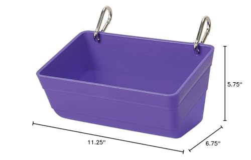 Weaver Leather Livestock Small Animal Feeder, 3 Quart, Purple (70400-34-05)