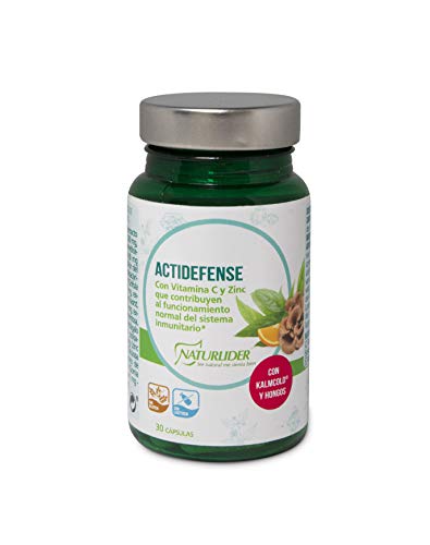 Naturlider - Actidefense - Kalmcold® Y Vitamina C - Apoya El Sistema Inmunológico Y Reducen El Cansancio - 30 Caps