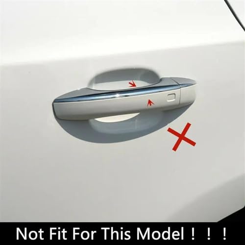 Cubierta cromada protectora y elegante para manijas Audi Q5 y A4 B8 4