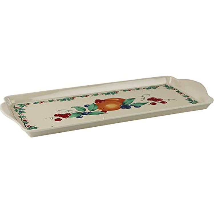 Corelle Coordinates by Reston Lloyd Melamine Tidbit Serving Tray, Abundance