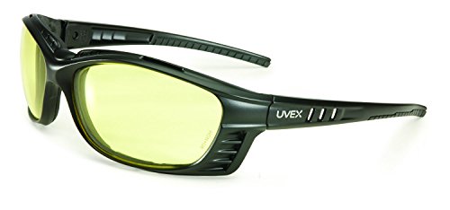 UVEX by Honeywell S2602XP Uvex Livewire Sealed Safety Eyewear with Matte Black Frame, Amber Lens Tint, UV Extreme and Anti-Fog Lens Coating