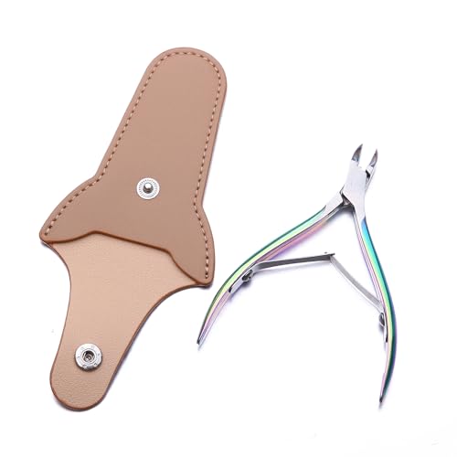 Professional Cuticle Nipper Holster - Travel-Friendly Leather Case