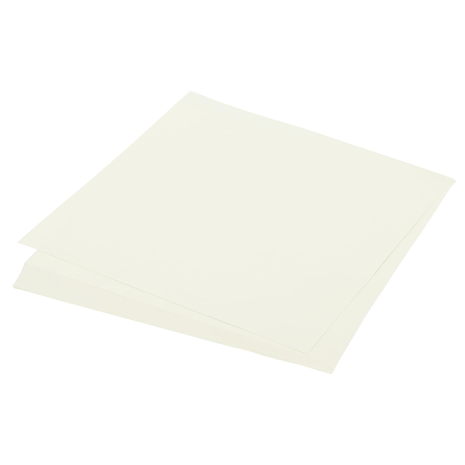 sourcing map 75 Sheets Origami Paper Double Sided 10x10 Inch(25x25cm) 70GSM Origami Paper Square Sheet Easy Fold for Beginners DIY Arts Crafts Projects, Creamy White