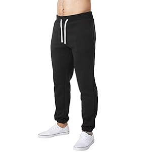 Charles Wilson Men’s Cotton Blend Fleece Jogging Bottoms