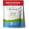 Westlab - Reviving Epsom Salt - 2kg Resealable Pouch - 100% Natural, Pure & Unscented Mineral Salts - Supports Sleep and Relieves Aching Muscles (Packing may vary).