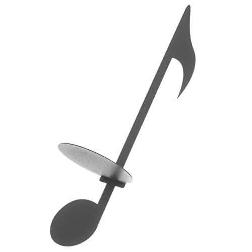 Cabilock Metal Wall Mount Candle Holder Music Notes Decor Gold Wall Sconce Holder