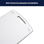 HENCKELS 3pc Polypropylene Cutting Board Set - Bacteria-Free Material, Silicone Non-Slip Feet, Dishwasher Safe - White, 11592-000