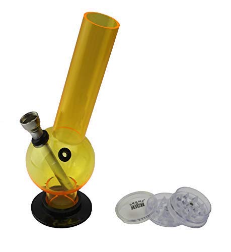 ARL Group Le Bazaar Shop Bong, Bang, Wasserpfeife aus Acryl, Grün, 32 cm + 1 Grinder Grinder für Gewürze, 4-teilig… – Bild 8
