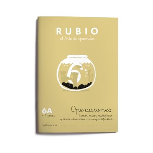 Operaciones 6A RUBIO | Operaciones con decimales