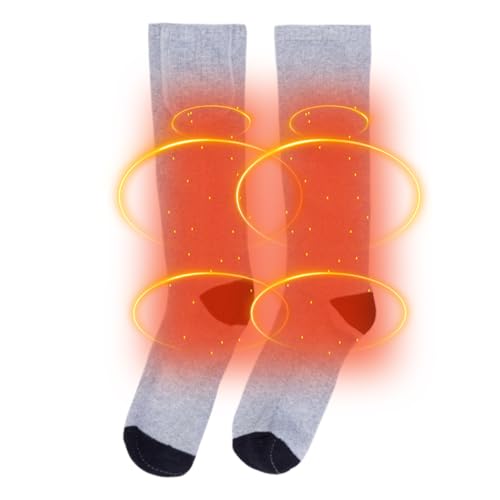Chaussettes électriques 2200 mAh contre les pieds gelés pour hommes et femmes