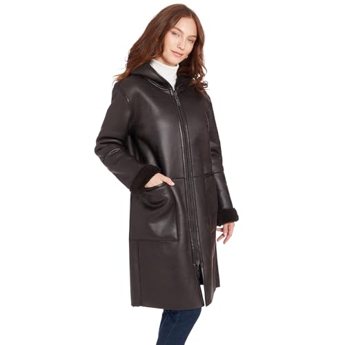 Frye Women's Reversible Zip Front Coat3
