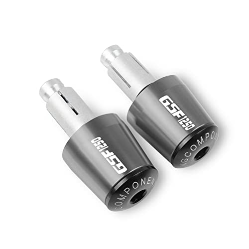 Poignées de guidon anti-vibration gris pour moto Suzuki GSF 1250 Bandit