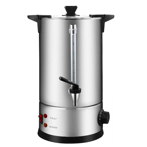 Luulife保温ケトル 保温ジャグ ステンレスジャグ 蓋付き 取り外し可能なフィルター 複数の仕様 8L-25L 大容量 正確な温度調節 細部まで配慮 ケータリング カフェ 結婚披露宴 多様なニーズに対応 (モデルA 温水バケツ(フィルターなし),12L