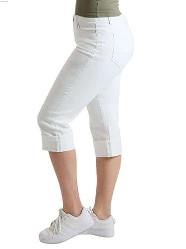 Royalty For Me Womens Women's Premium Stretch Essential Cuff Capri2