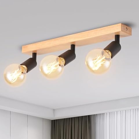 ANWIO Plafonnier Spots LED E27 Cover