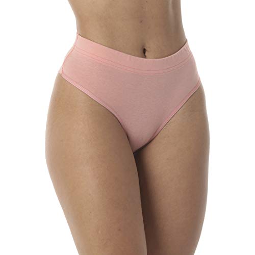 Kit com 15 Calcinhas Cintura Alta Fio Duplo Algodão Lingerie